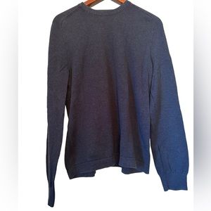 Banana Republic Pima Cotton Navy Blue Crew Neck Sweater